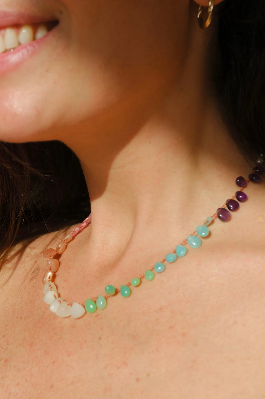 Rainbow Necklace - Multistone