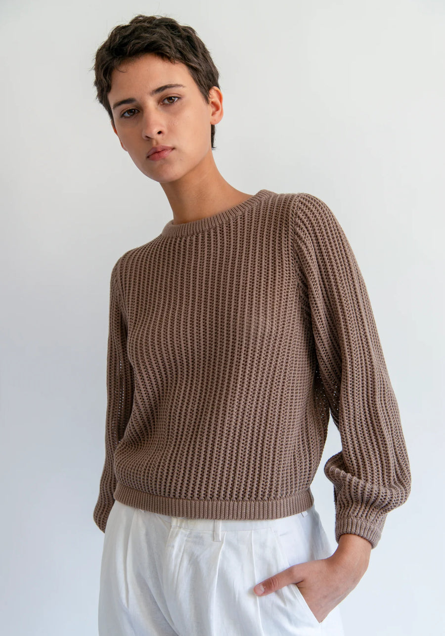 Rapha Organic Cotton Sweater - Taupe