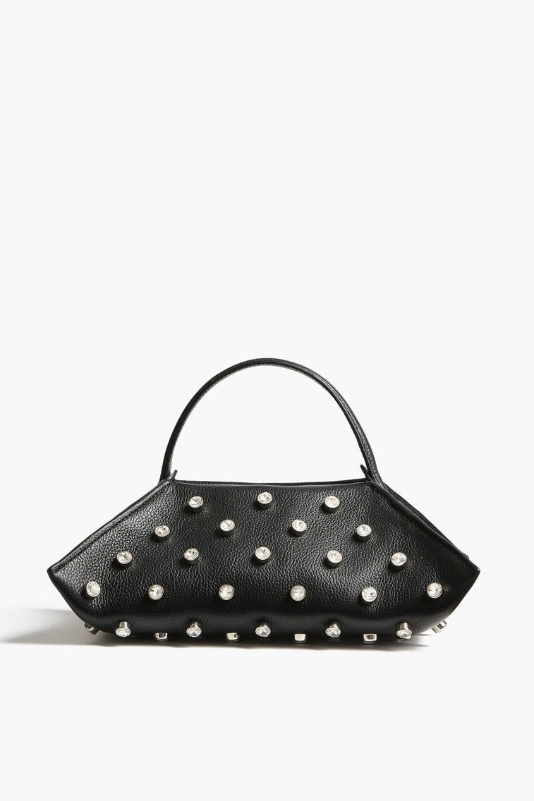 Origami Baguette - Black/Crystal