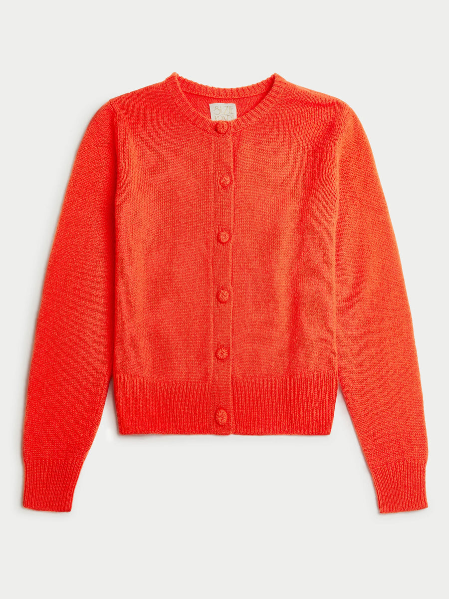 The Kadria Cardigan - Cashmere - Cherry