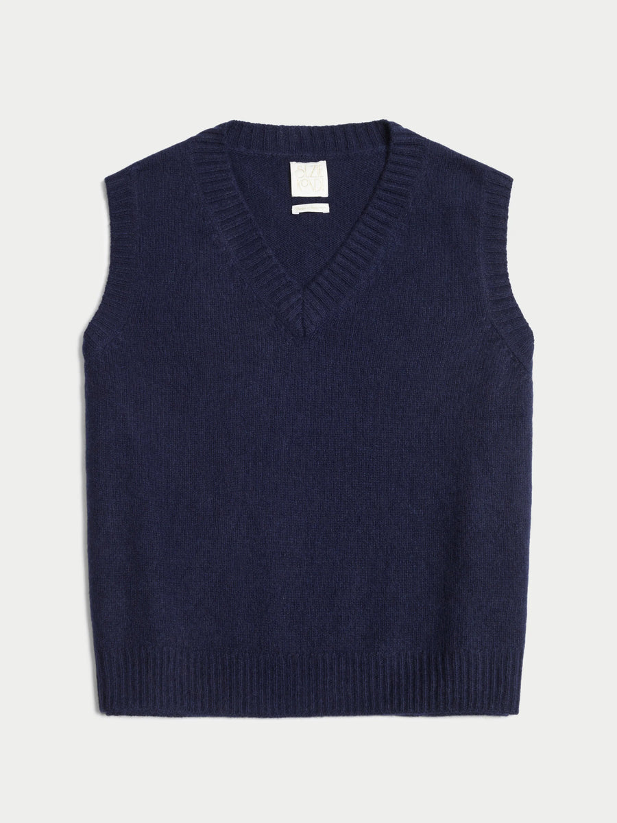 Stevie Oversized Vest - Navy