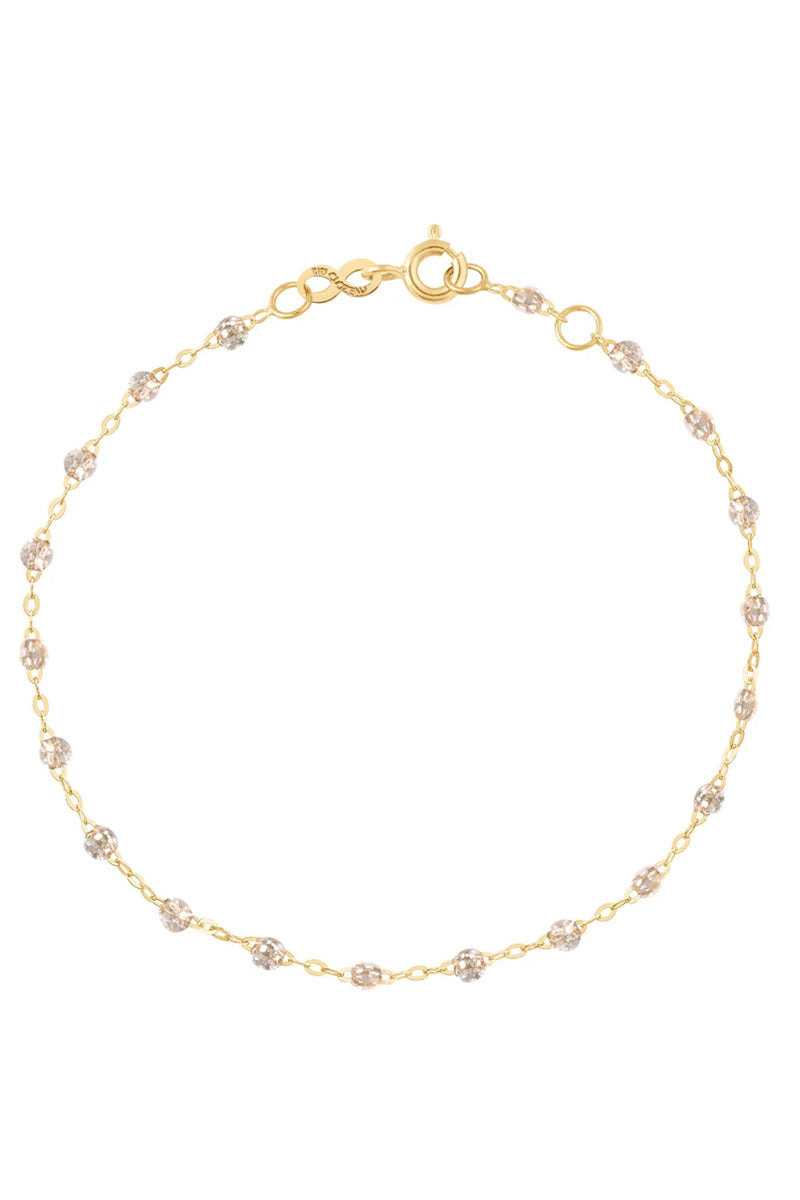 6.7" Classic Gigi Bracelet - Sparkle + Yellow Gold