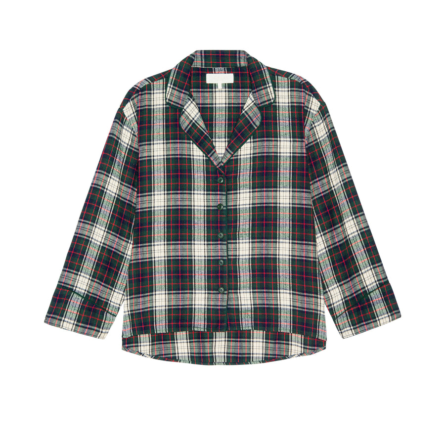 The Flannel Pajama Top - Pine Lodge Plaid