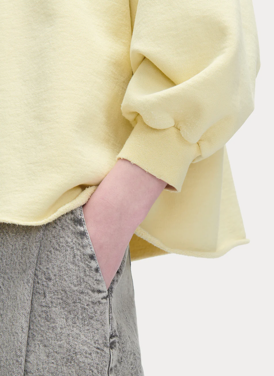 Fond Sweatshirt - Pale Yellow