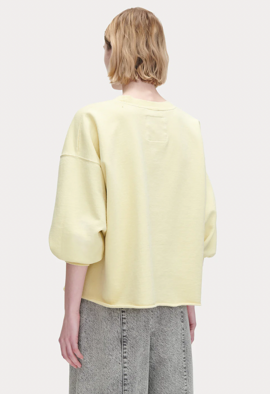 Fond Sweatshirt - Pale Yellow