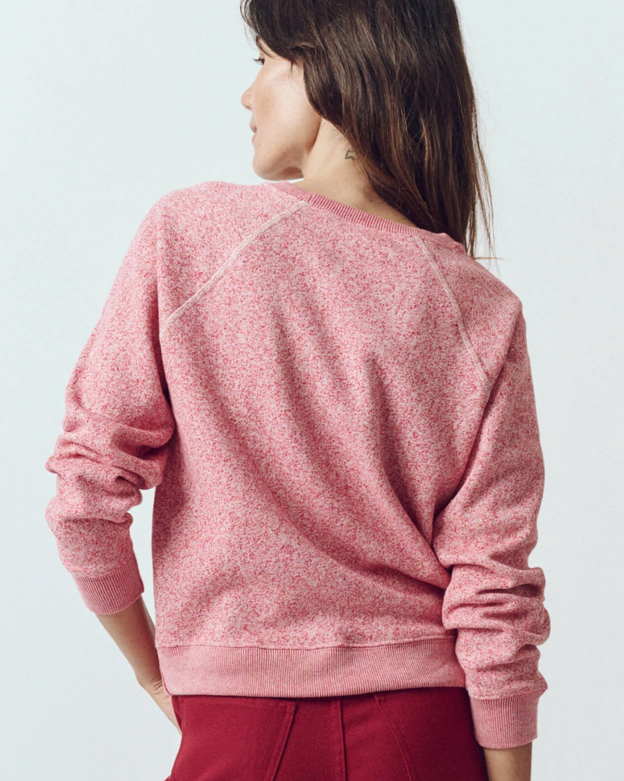 The Shrunken Sweatshirt - Heathered Bright Currant
