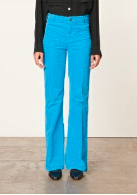 Dompay Corduroy Pants - Bleu VFI