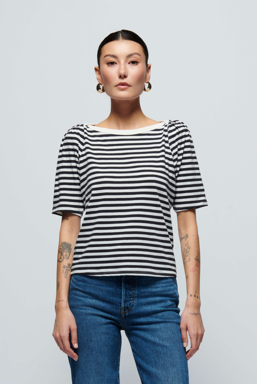 Deana Stripe Envelope T-Shirt - City Stripe