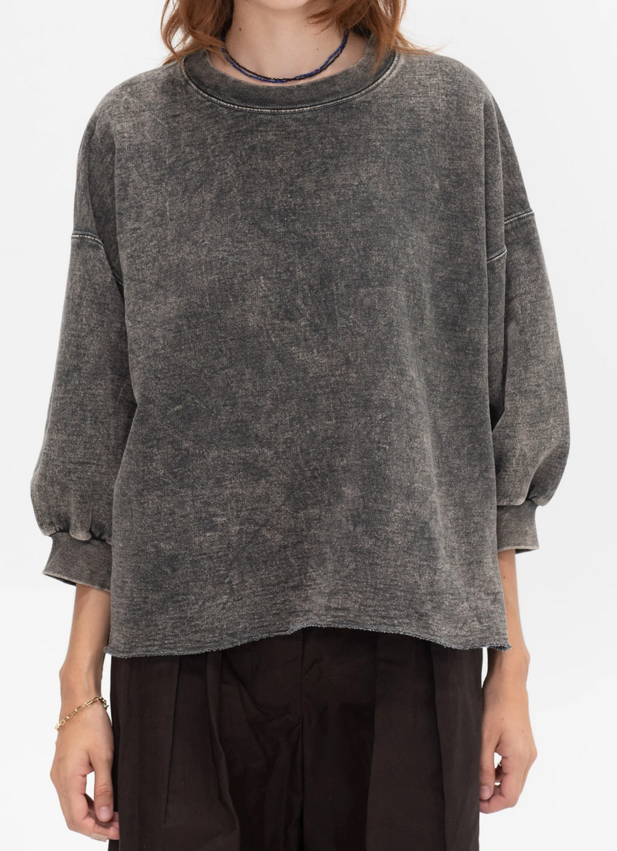 Fond Sweatshirt - Acid Sweat - Smoky Hazelnut