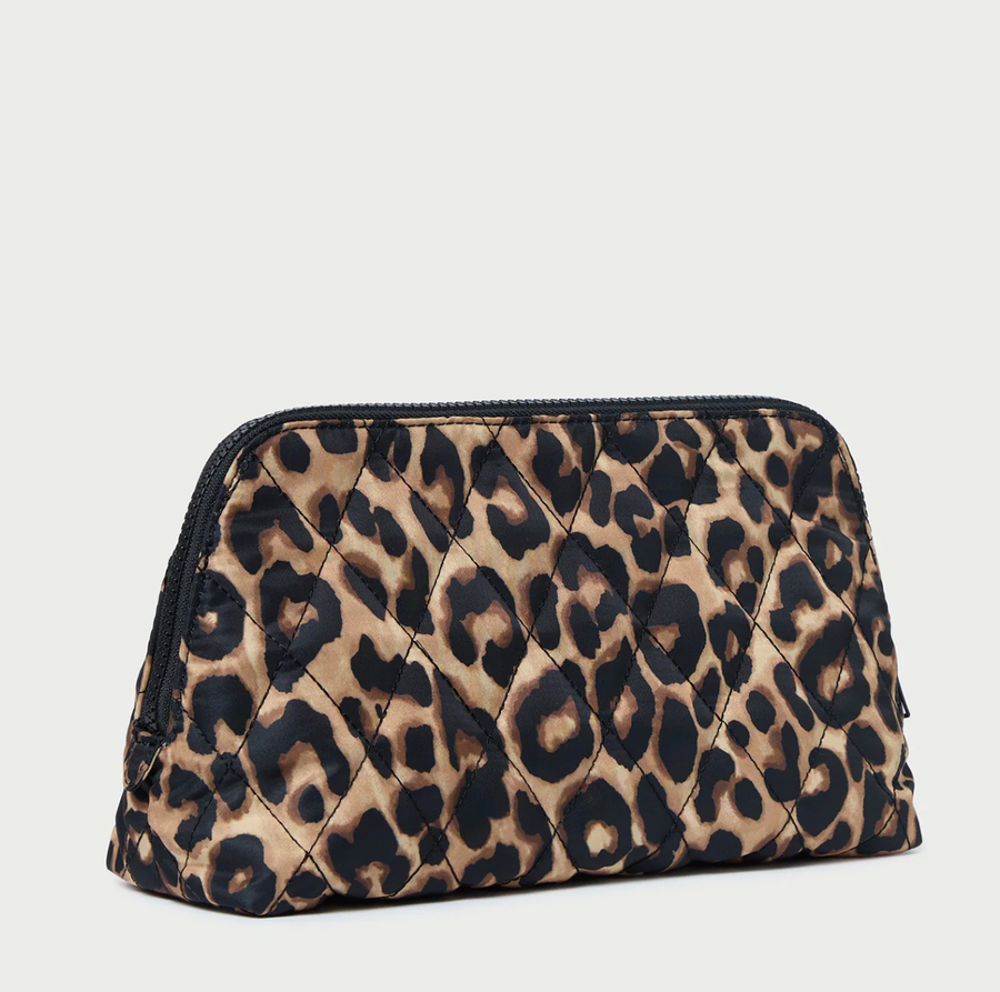 Frances Leopard Cosmetic Pouch