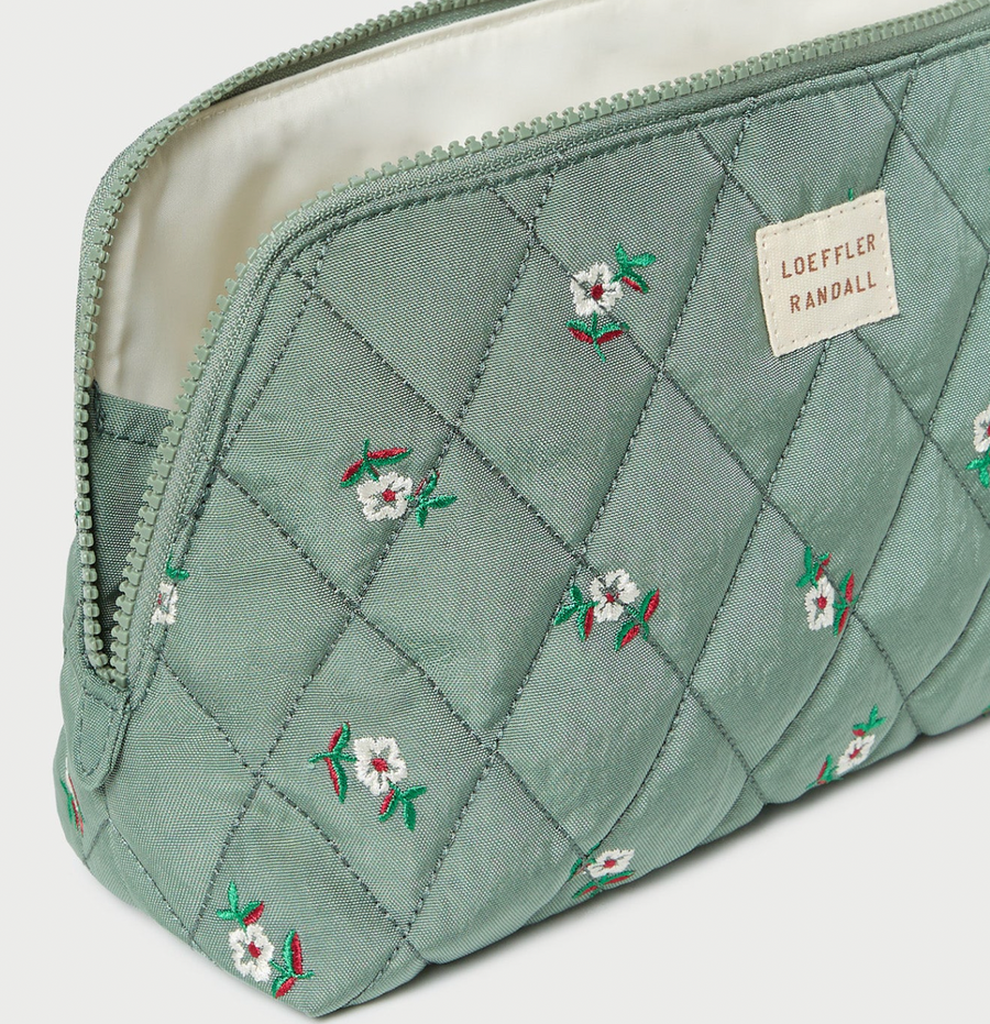 Frances Sage Floral Cosmetic Pouch