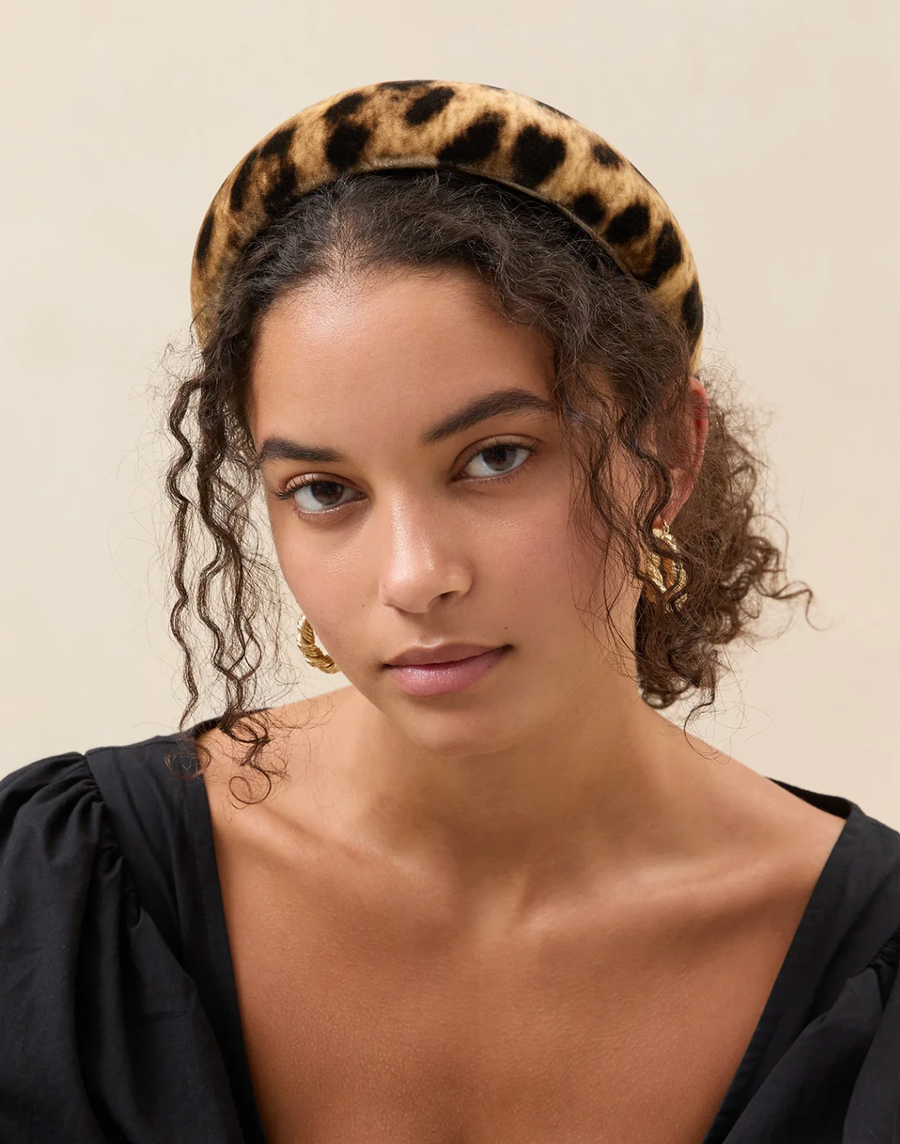 Bellamy Leopard Puffy Headband