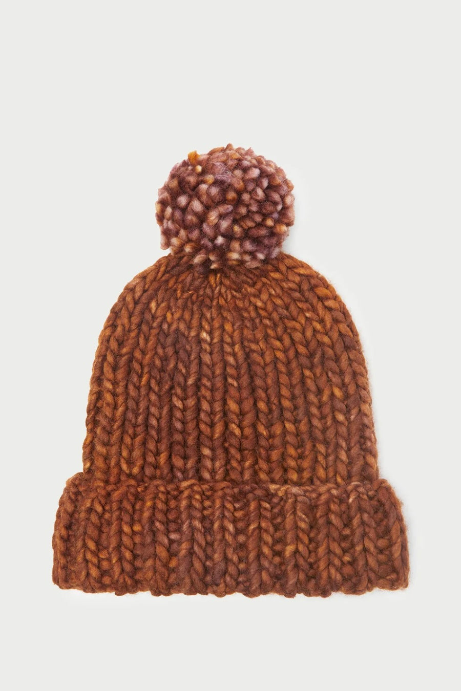 Ava Sienna Knit Pompom Hat