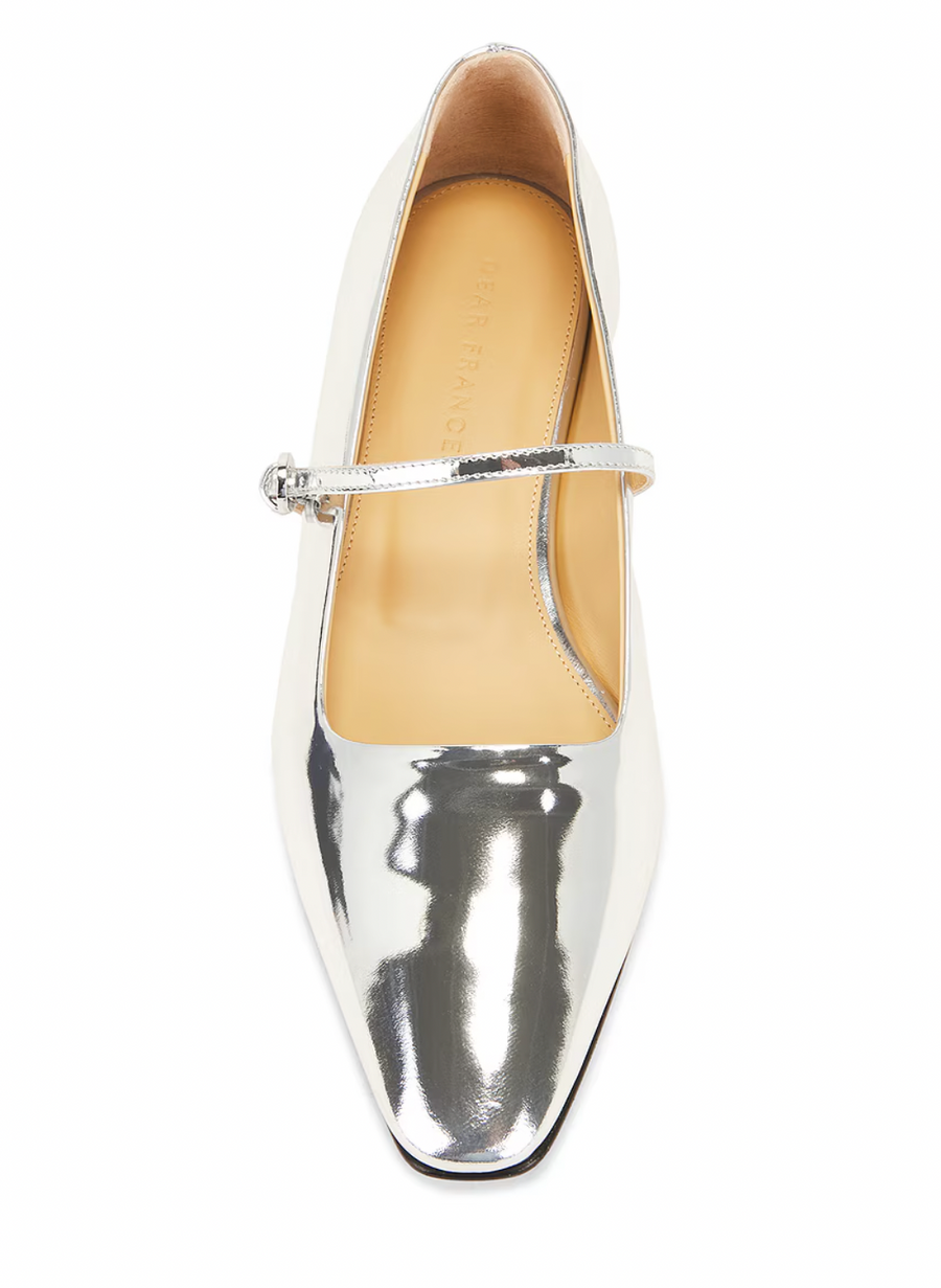 Mary Jane Shoe - Silver