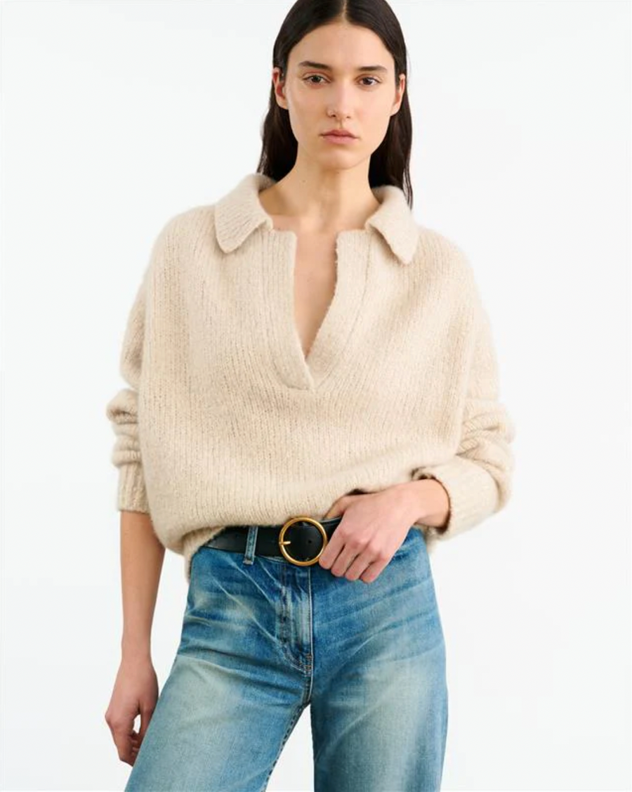 Callen Sweater - Beige Melange