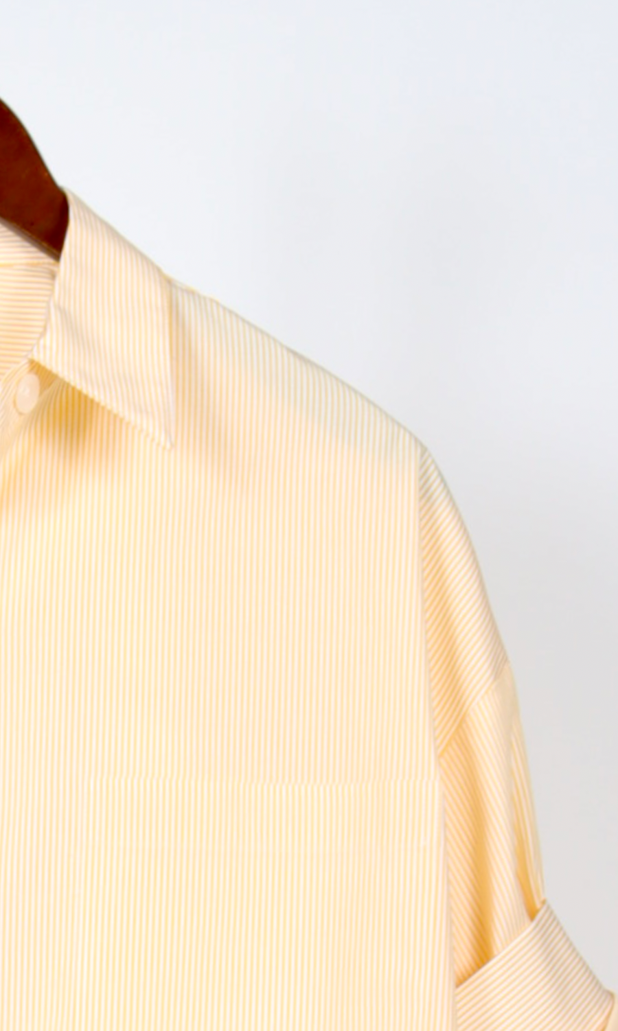 Next Ex Shirt - Ivory/Yellow Stripe