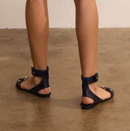 The Gladiator Sandal - Black