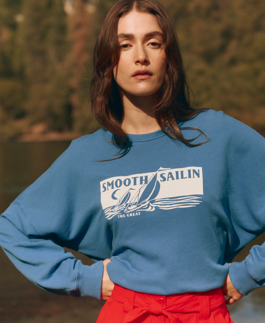 The Teammate Sweatshirt - Pool Blue
