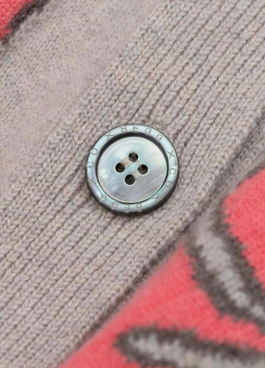 Summer Isles Cardigan - Pebble