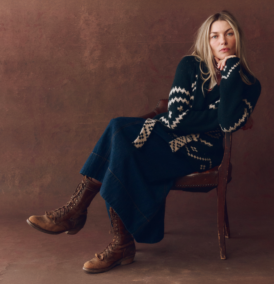 The Reversible Cardigan - Navy And Cream