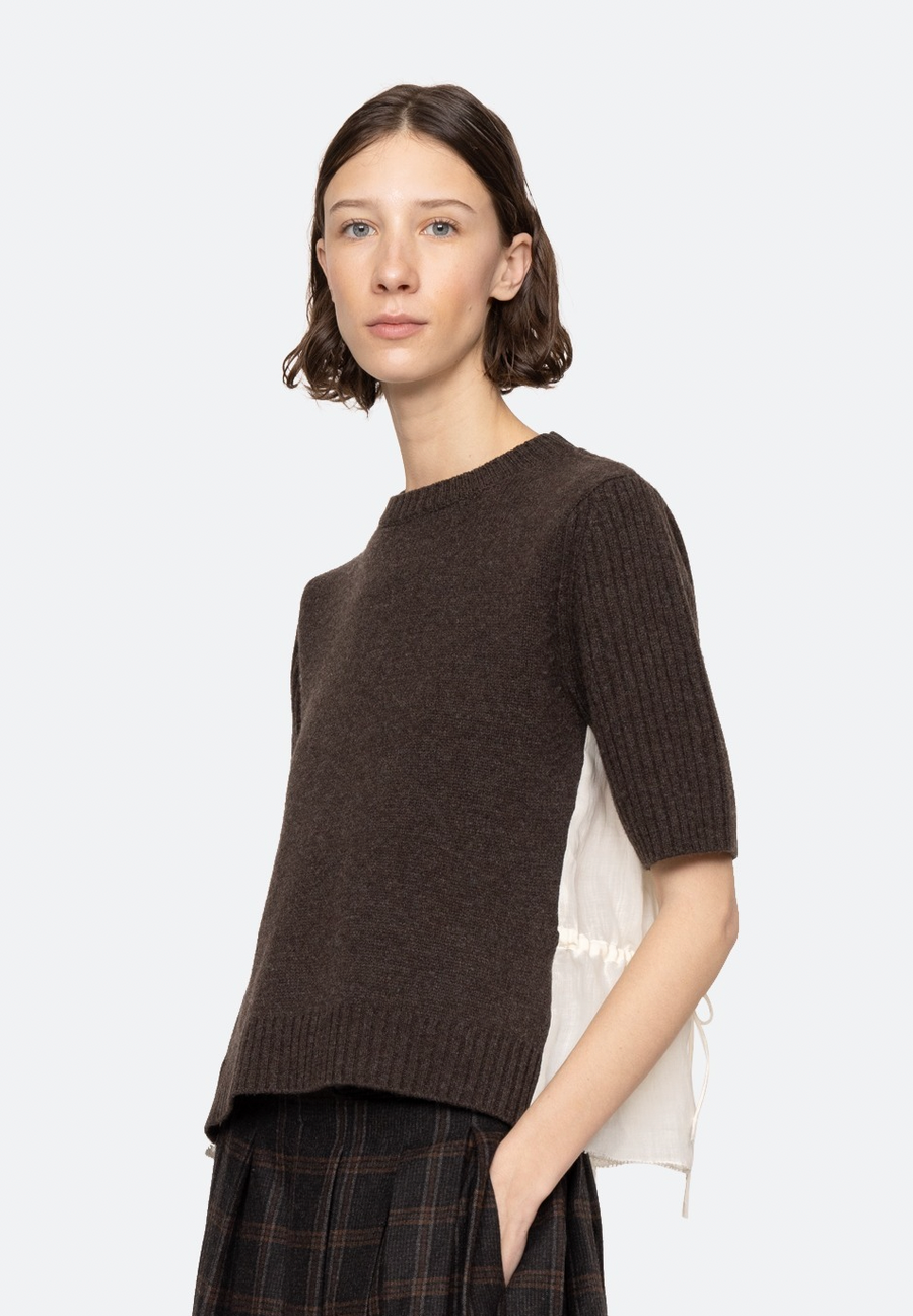 Mallory S/S Sweater - Coffee