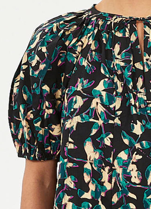 Loli Short Sleeve Blouse - Kaleidoscope