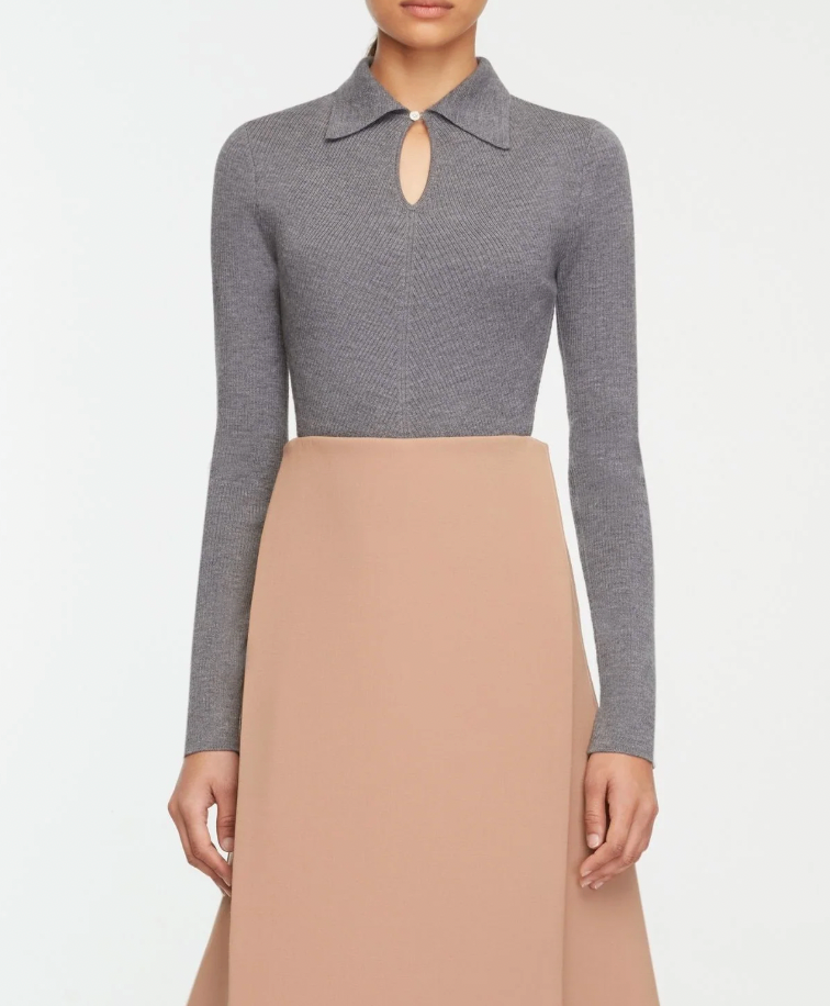 Ambrose Knit - Grey Melange Cashfeel