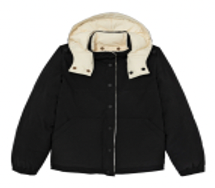 Sophie Puffy Jacket - Black / Cream