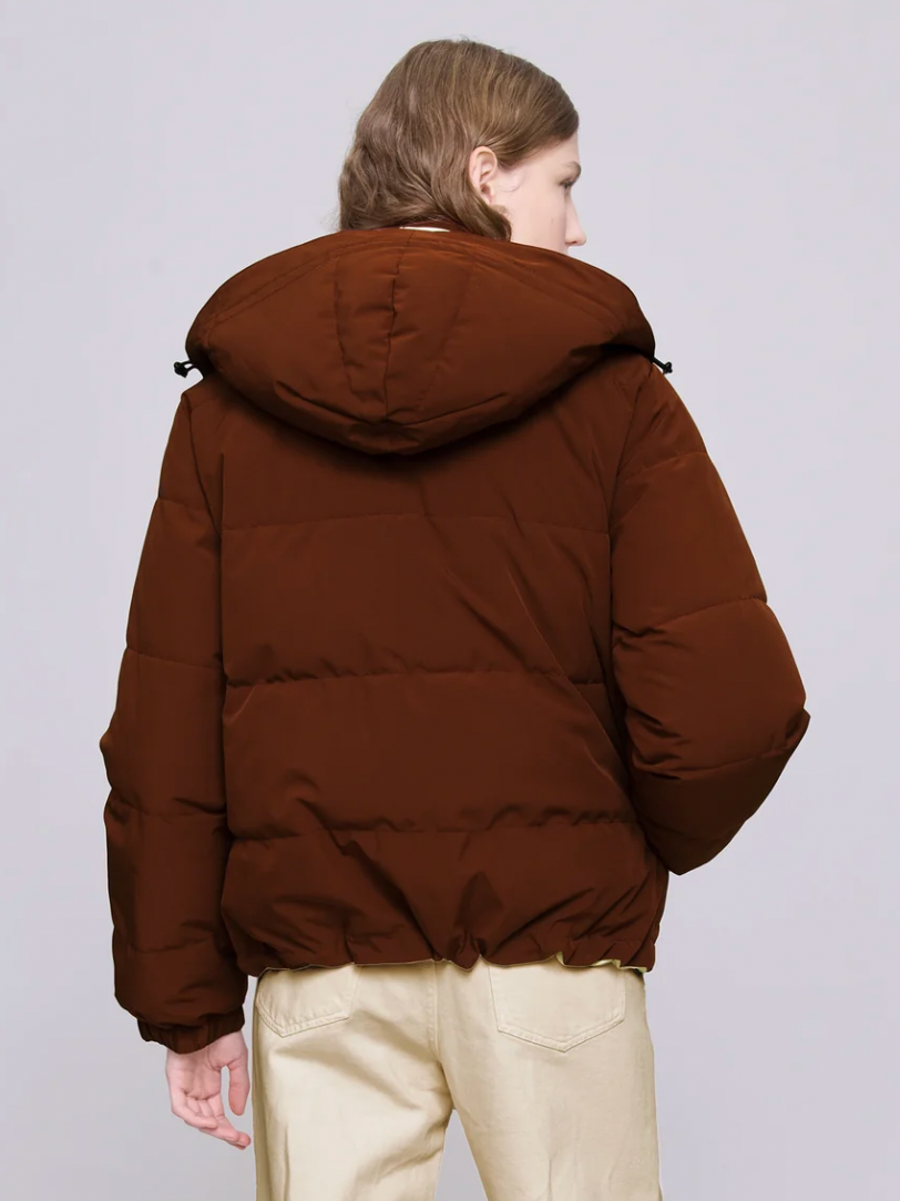 Sophie Puffy Jacket - Black / Cream