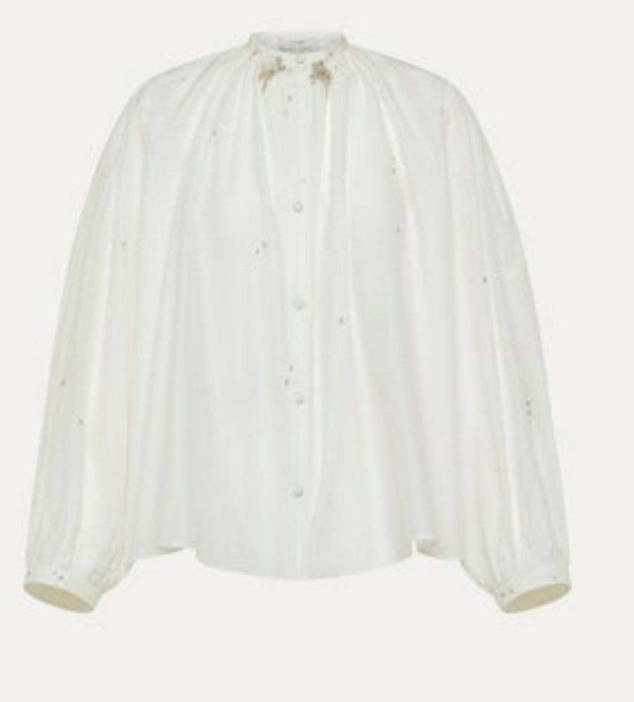 14093_My Shirt - Carousel des Sylphes Embroidery Viole Top