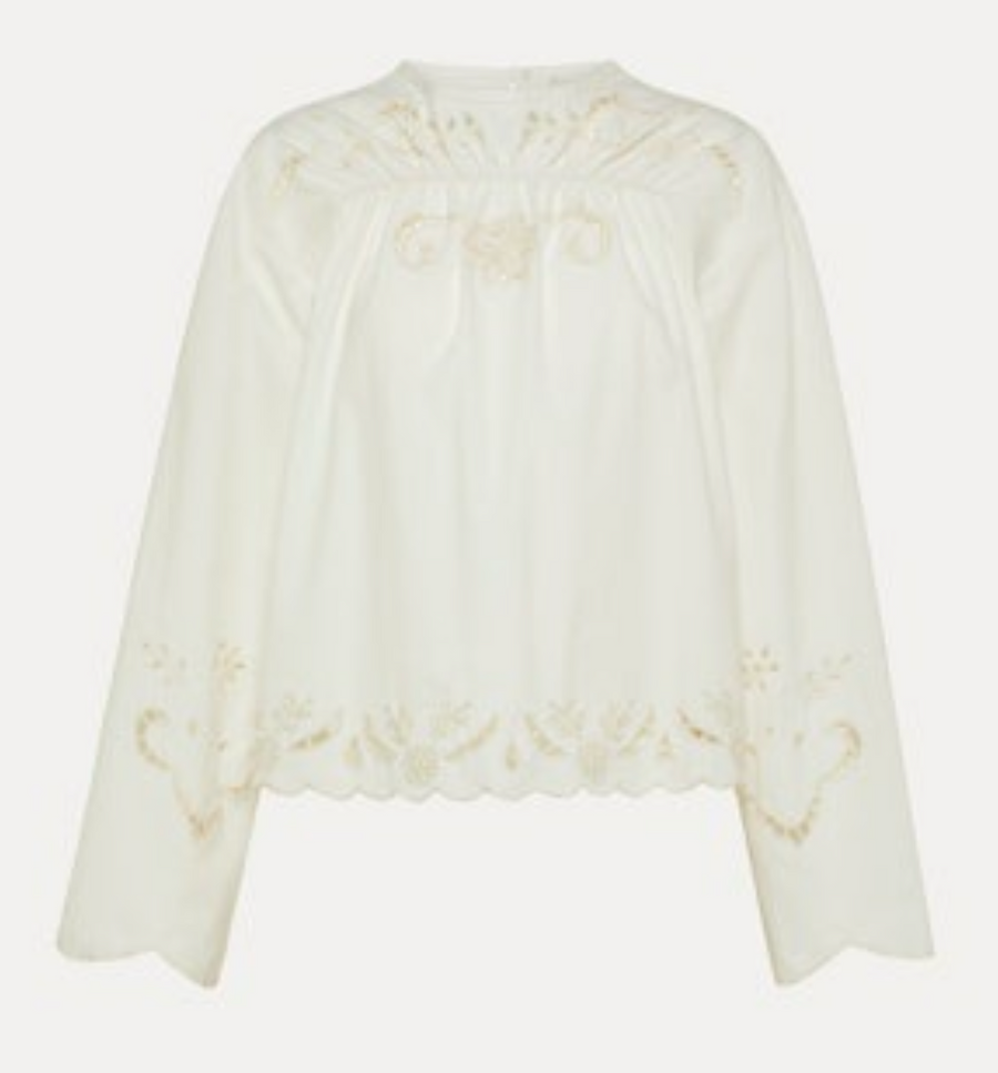 14385_My Shirt - Embroidery Top - Borotalco