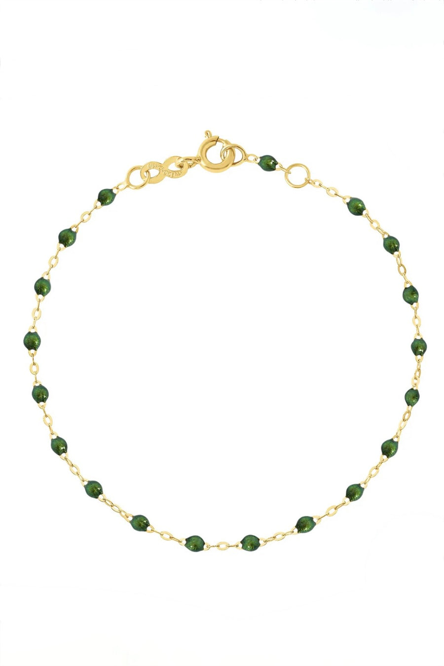 6.7" Classic Gigi Bracelet - Scarab + Yellow Gold