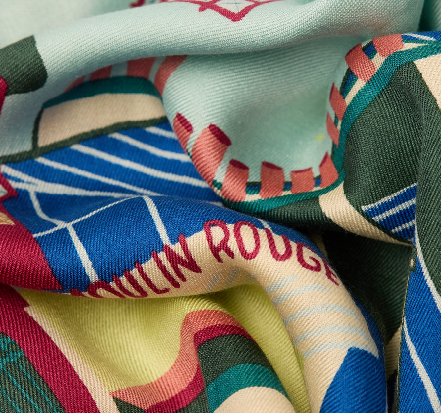 Silk Square 100 - J'Aime Paris - Multicolor