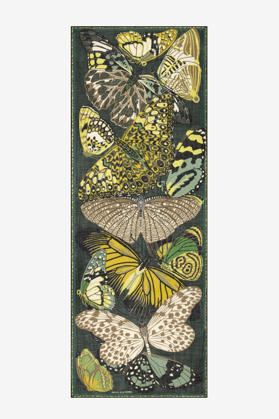 Scarf 70 - Papillons - Emerald