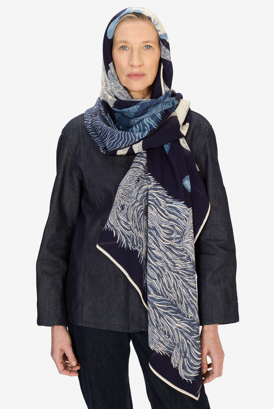 Scarf 100 - Toutou - Navy