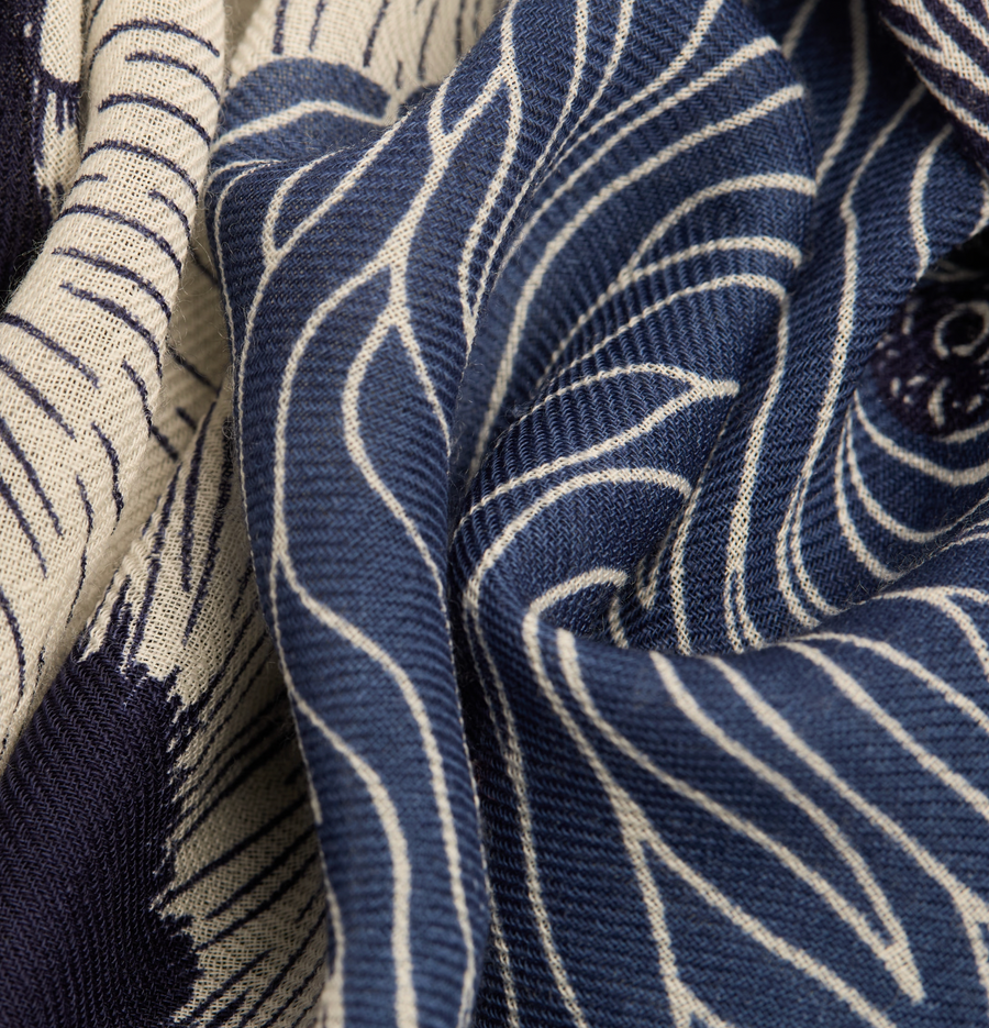 Scarf 100 - Toutou - Navy