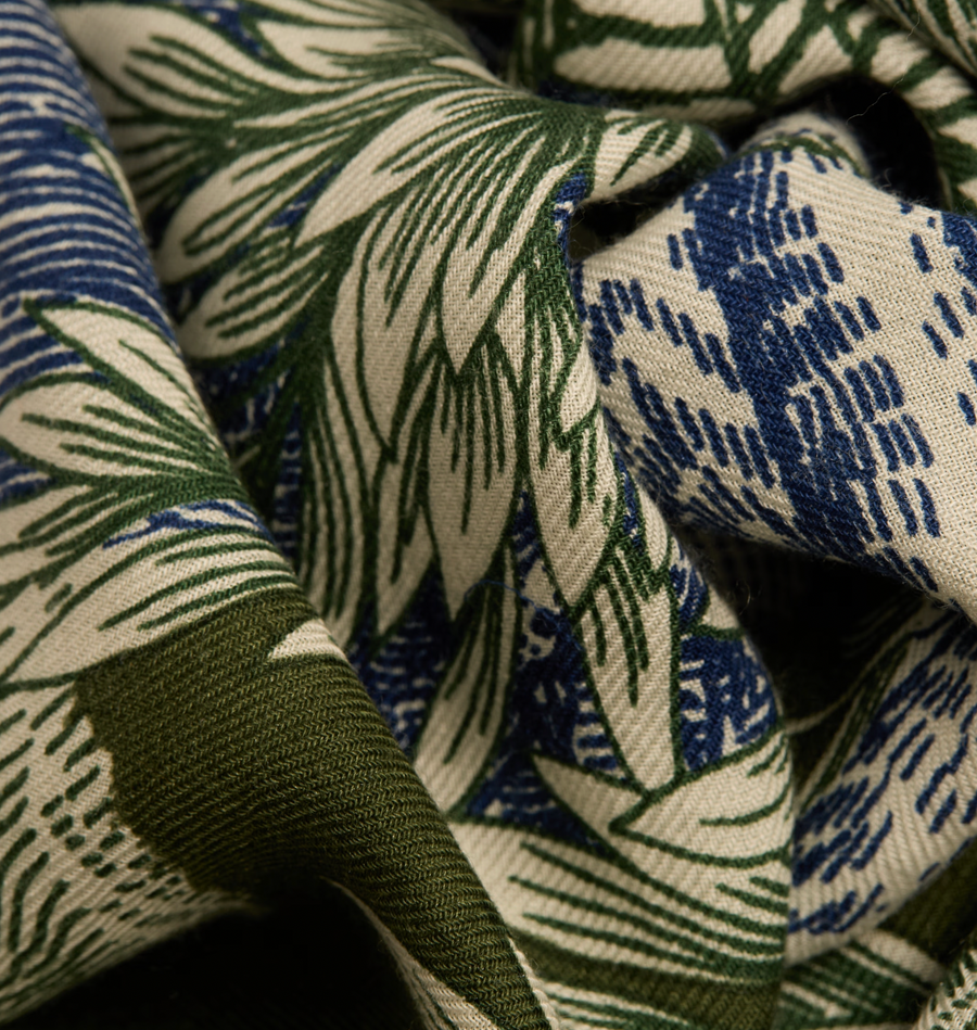 Wool Scarf 100 - Piranesi - Khaki