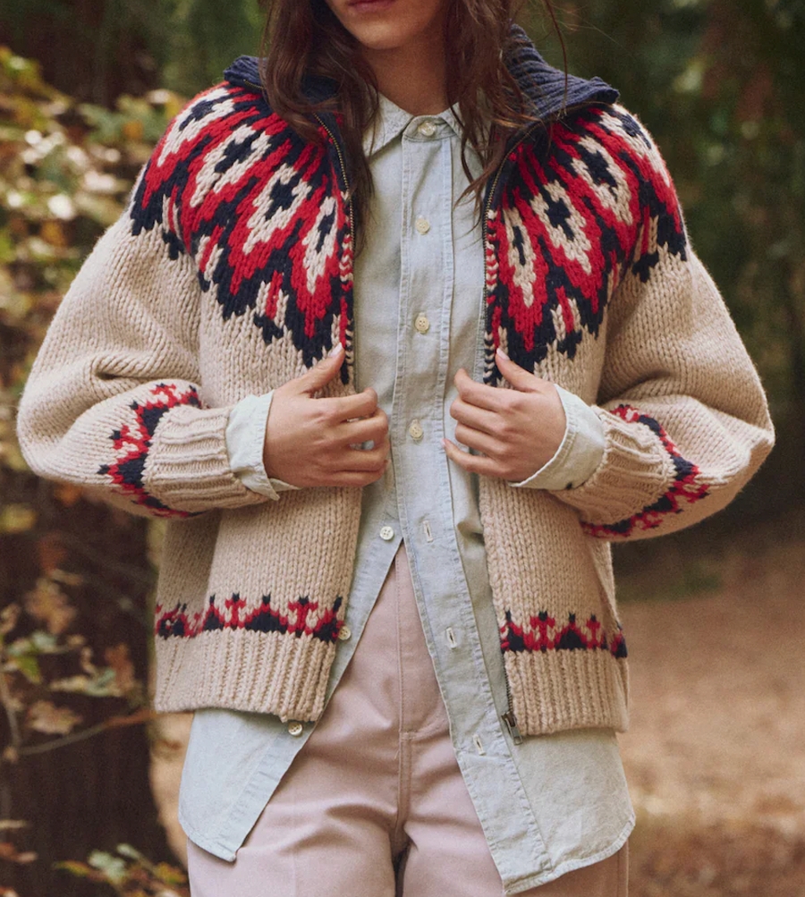 The Nordic Sweater - Glacier Fair Isle