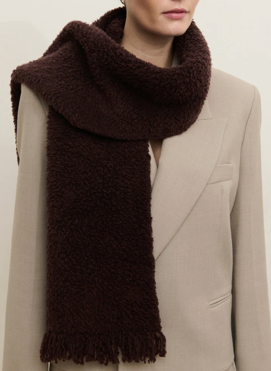 The Teddy Scarf - Barolo