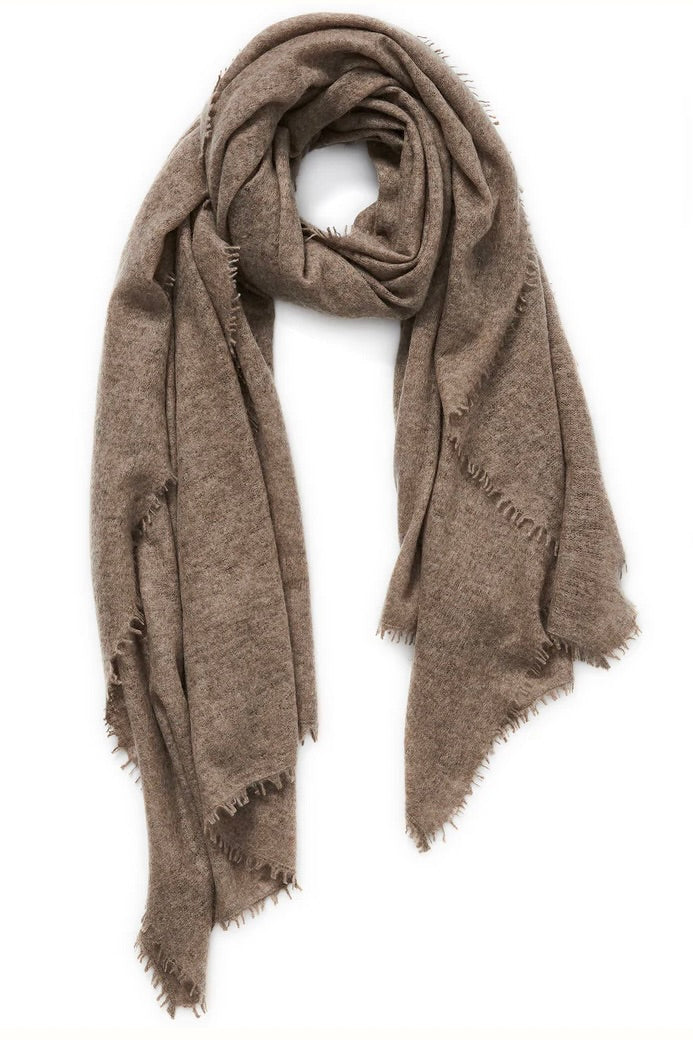 The Luxe Knit Wrap - Wood