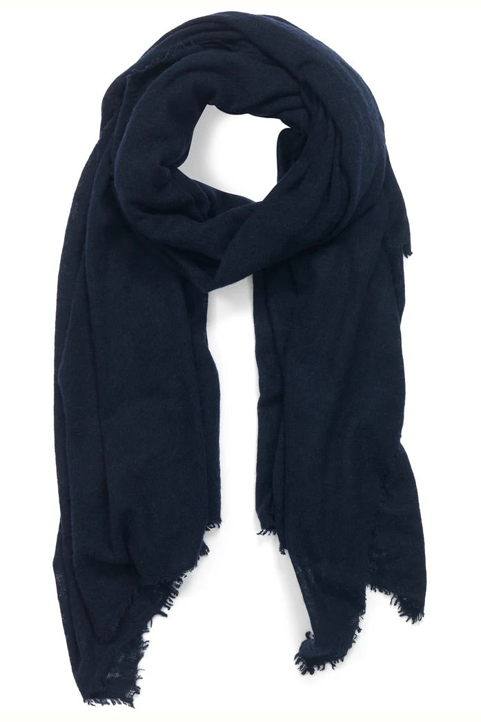 The Luxe Knit Wrap - Navy