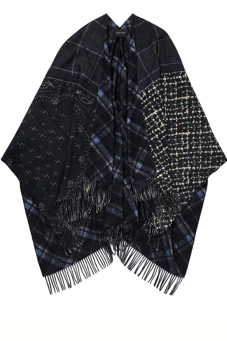 The Hobo Reversible Cape - Navy