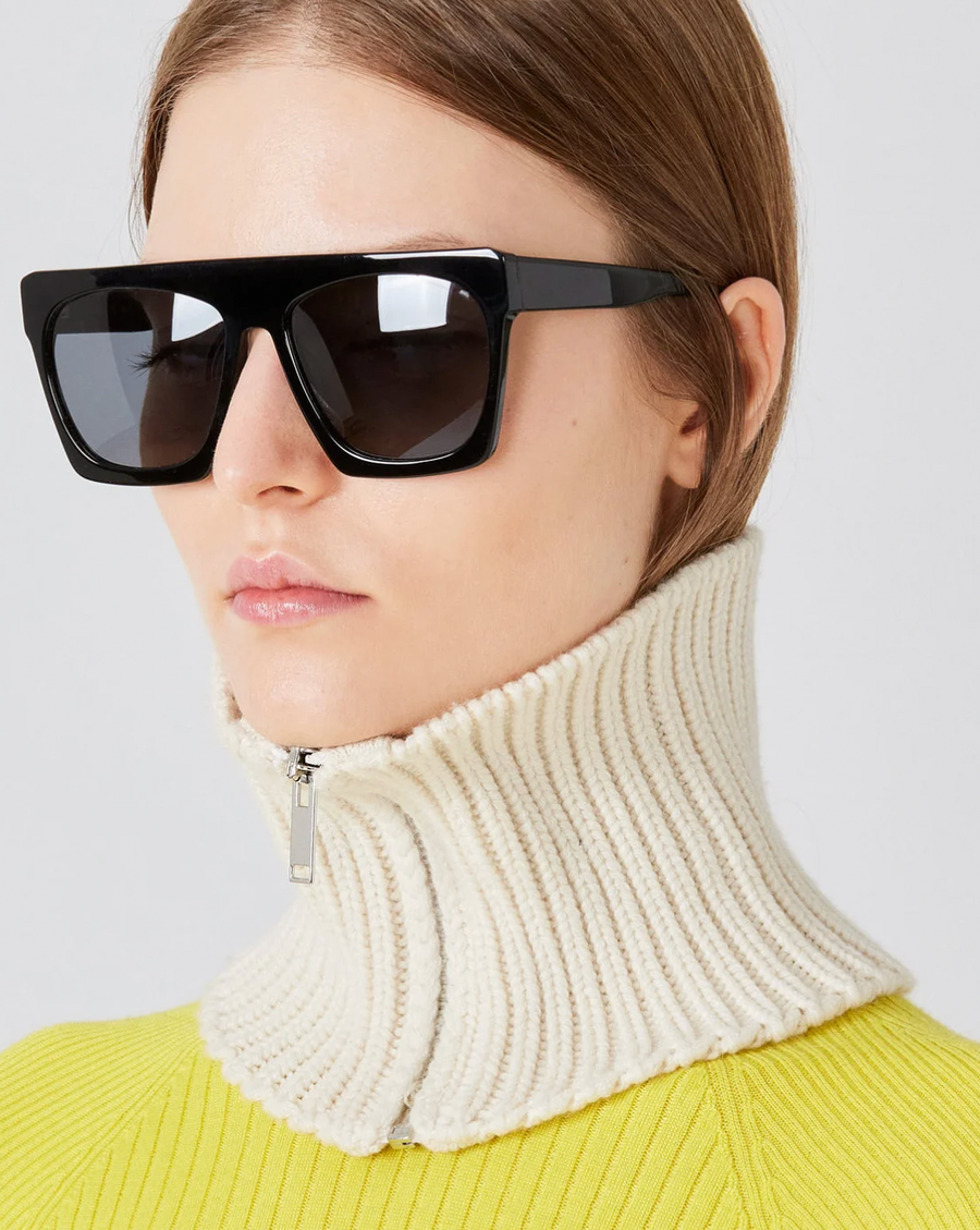 Knit Cashmere Collar - Ivory