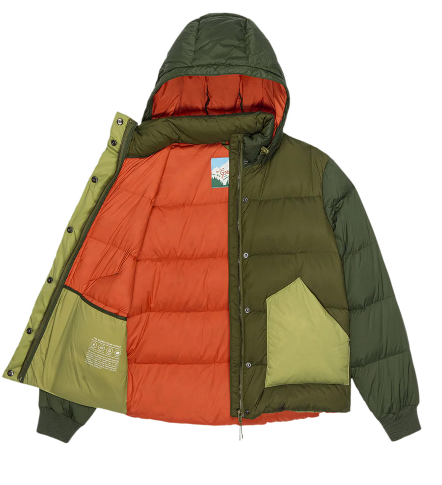 The Polar Puffer - Army Colorblock