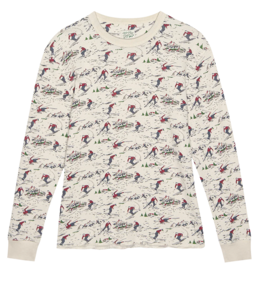 The Classic Crew Thermal - Slopeside Print