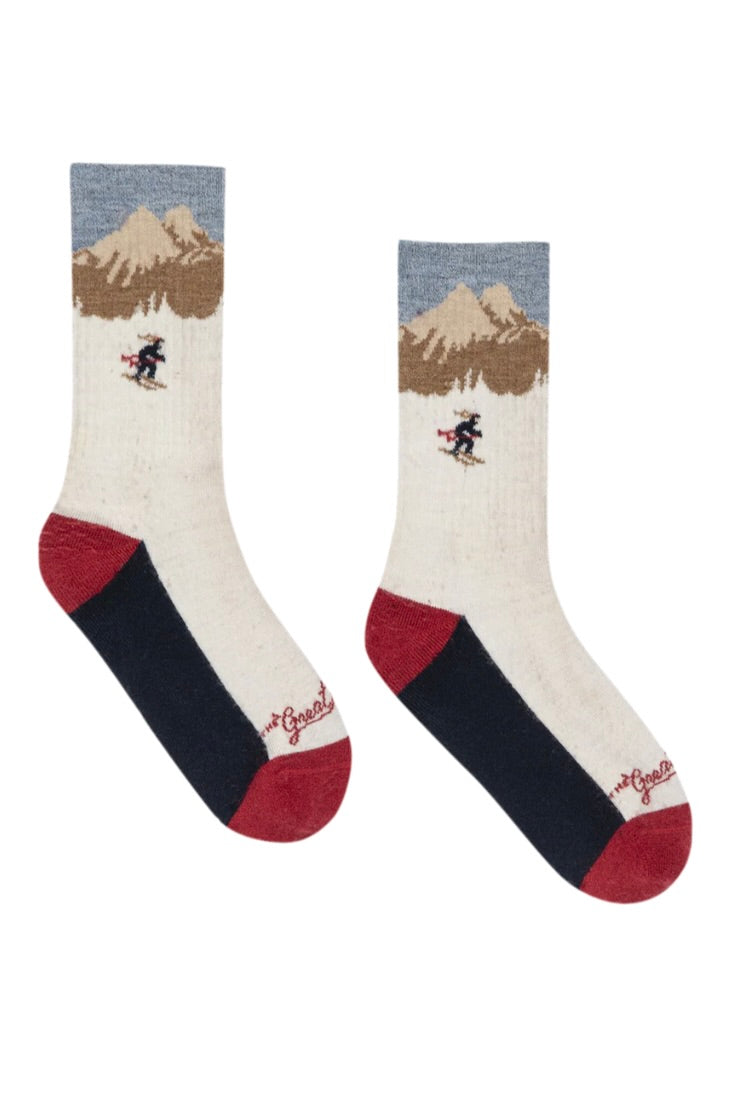 The Ridge Runner Sock - Cream