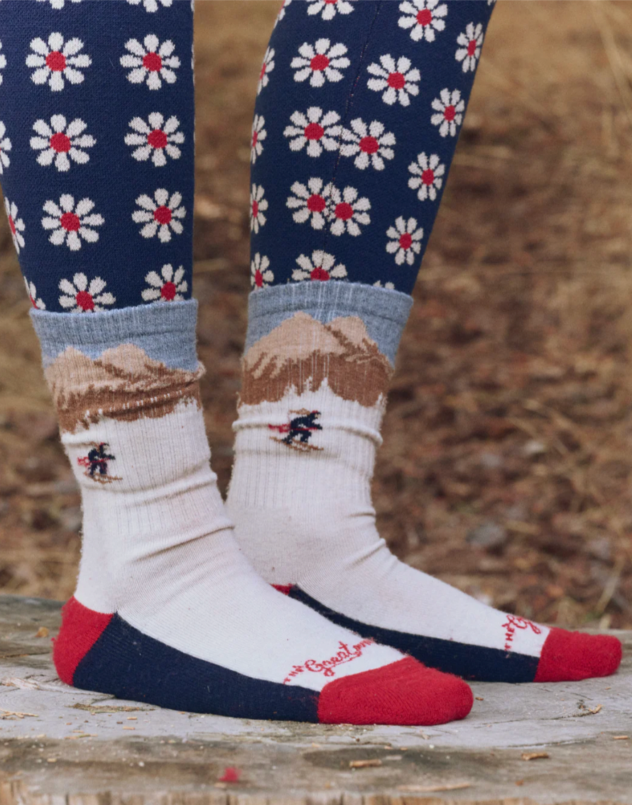 The Ridge Runner Sock - Cream