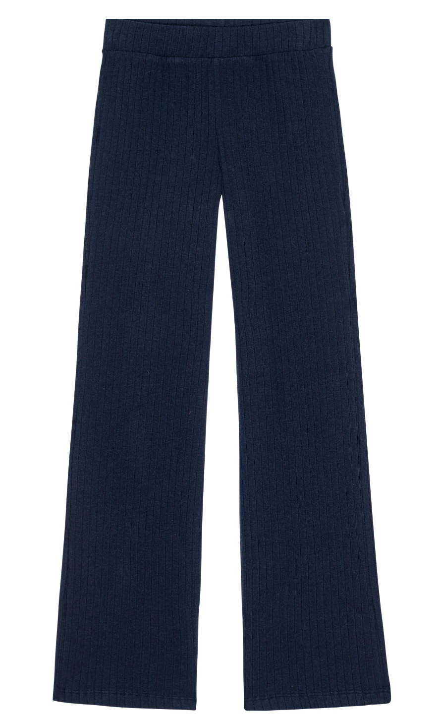 The Sweater Rib Simple Pant - Navy
