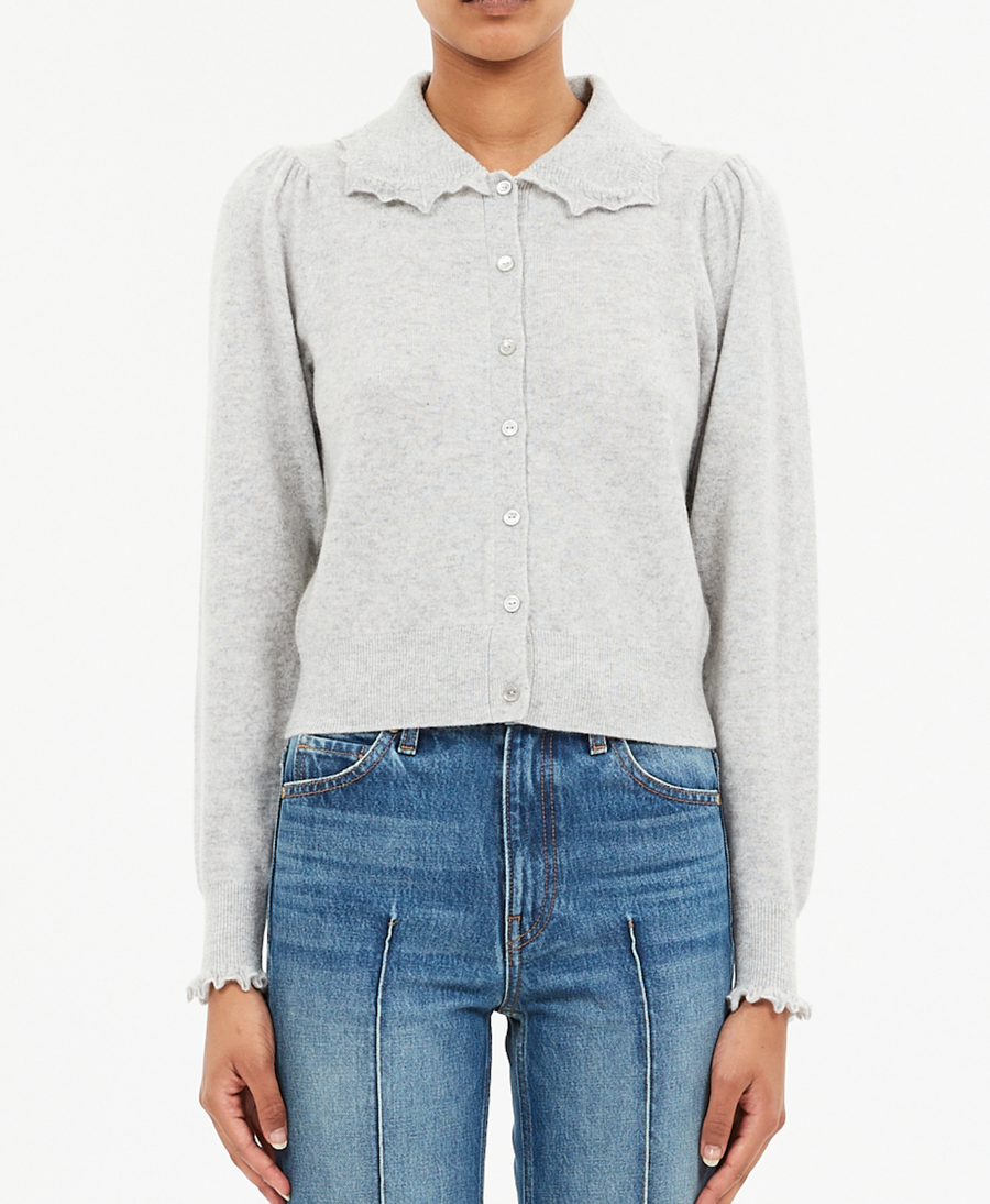 Kalila Collared Cardigan - Coral