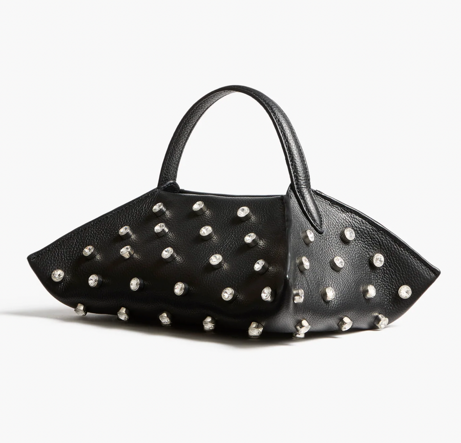 Origami Baguette - Black/Crystal